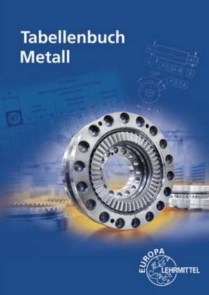 Tabellenbuch Metall de Roland Gomeringer