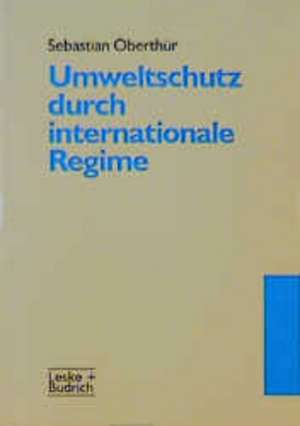 Umweltschutz durch internationale Regime: Interessen, Verhandlungsprozesse, Wirkungen de Sebastian Oberthür