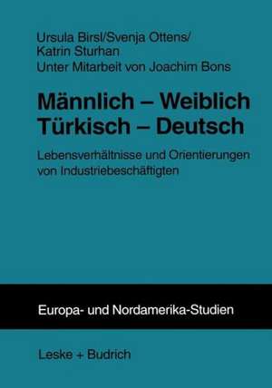 Männlich — Weiblich Türkisch — Deutsch: Lebensverhältnisse und Orientierungen von Industriebeschäftigten de Ursula Birsl