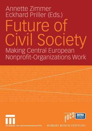 Future of Civil Society: Making Central European Nonprofit-Organizations Work de Annette Zimmer