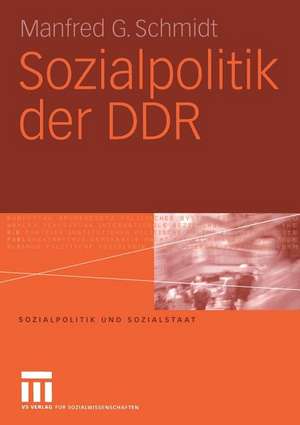 Sozialpolitik der DDR de Manfred G. Schmidt