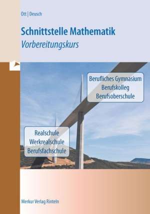 Schnittstelle Mathematik. Vorbereitungskurs de Roland Ott