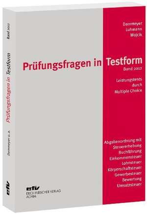 Prüfungsfragen in Testform de Gerhard Dammeyer