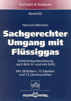 Sachgerechter Umgang mit Flüssiggas de Heinrich Mörchen