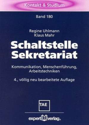 Schaltstelle Sekretariat de Regine Uhlmann