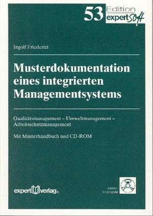 Musterdokumentation eines integrierten Managementsystems de Ingolf Friederici