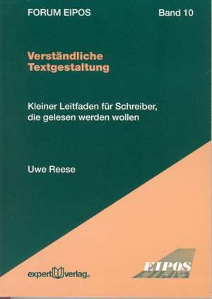 Verständliche Textgestaltung de Uwe Reese