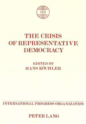 The Crisis of Representative Democracy