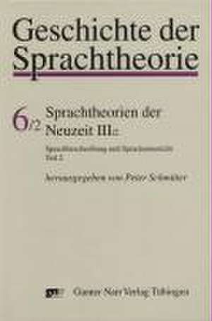 Sprachtheorien der Neuzeit III de Peter Schmitter