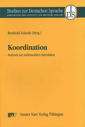 Koordination de Reinhold Schmitt