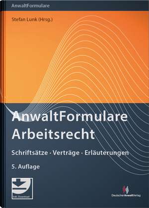 AnwaltFormulare Arbeitsrecht de A. Susanne Becker