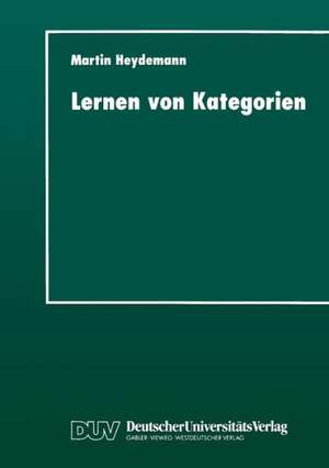 Lernen von Kategorien de Martin Heydemann