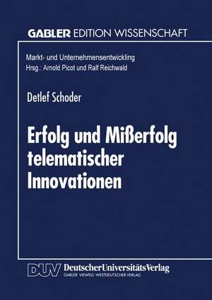 Erfolg und Mißerfolg telematischer Innovationen: Erklärung der „Kritischen Masse” und weiterer Diffusionsphänomene de Detlef Schoder