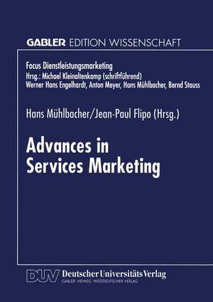 Advances in Services Marketing de Hans Mühlbacher