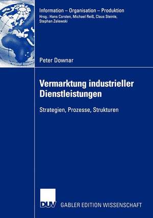 Vermarktung industrieller Dienstleistungen: Strategien, Prozesse, Strukturen de Peter Downar