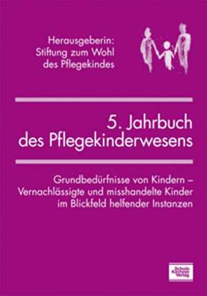 5. Jahrbuch des Pflegekinderwesens