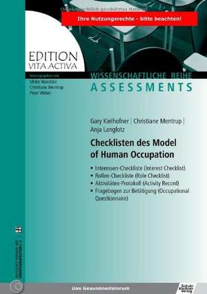 Checklisten des Model of Human Occupation de Gary Kielhofner