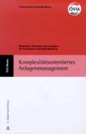 Komplexitätsorientiertes Anlagenmanagement de H. Biedermann