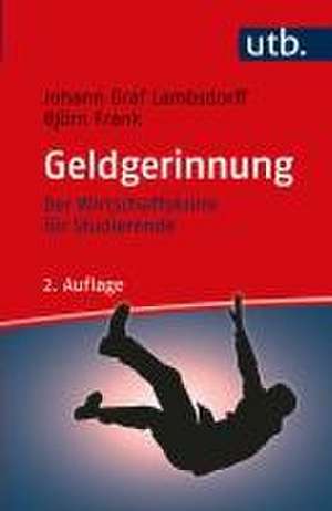 Geldgerinnung de Johann Graf Lambsdorff