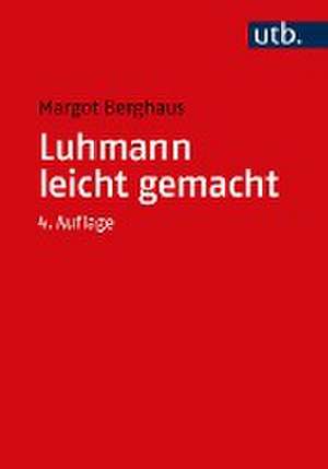 Luhmann leicht gemacht de Margot Berghaus