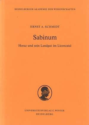 Sabinum de Ernst A. Schmidt