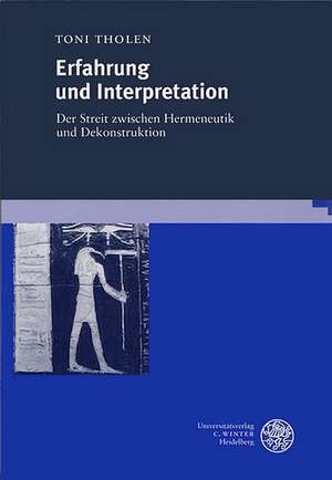 Erfahrung und Interpretation de Toni Tholen