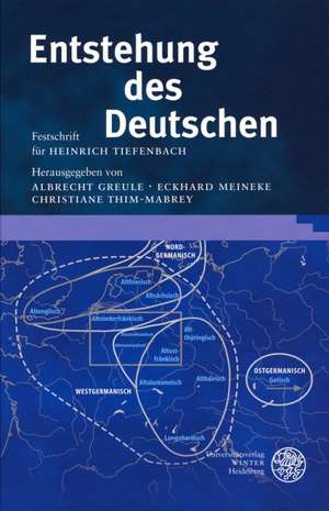 Entstehung des Deutschen de Albrecht Greule