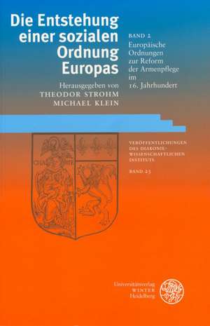 Europäische Ordnungen zur Reform der Armenpflege im 16. Jahrhundert de Theodor Strohm