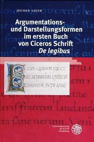 Argumentations- Und Darstellungsformen Im Ersten Buch Von Ciceros Schrift 'de Legibus': The Poetry of Rosmarie Waldrop, Lyn Hejinian and Susan Howe de Jochen Sauer