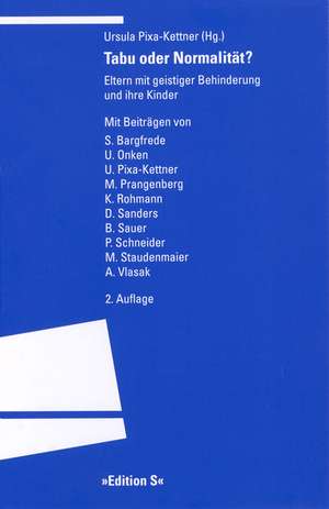 Tabu oder Normalität? de Ursula Pixa-Kettner