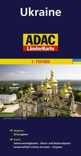 ADAC LänderKarte Ukraine 1 : 750 000