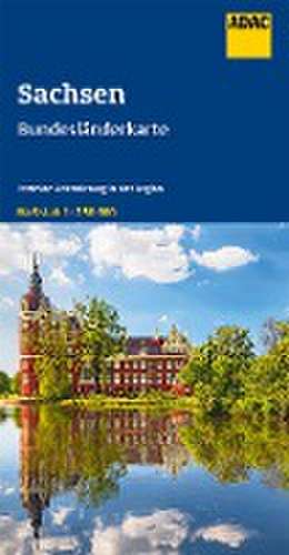 ADAC Bundesländerkarte Deutschland 09 Sachsen 1:250.000