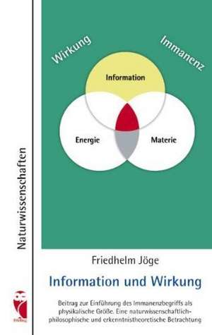 Information und Wirkung de Friedhelm Jöge