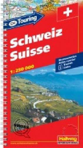 Hallwag Touring Strassenatlas Schweiz de Hallwag Kümmerly+Frey AG