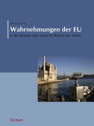 Wahrnehmungen der EU in der Debatte über einen EU-Beitritt der Türkei de Johannes Fritz