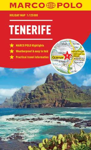 Tenerife Marco Polo Holiday Map 2019 - pocket size, easy fold Tenerife map de Marco Polo