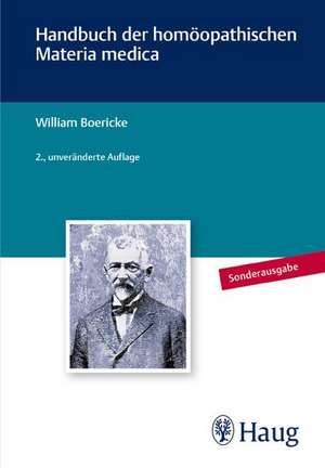 Handbuch der homöopathischen Materia Medica de William Boericke