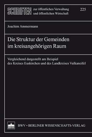 Die Struktur der Gemeinden im kreisangehörigen Raum de Joachim Ammermann