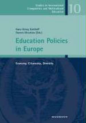 Education Policies in Europe de Hans-Georg Kotthoff