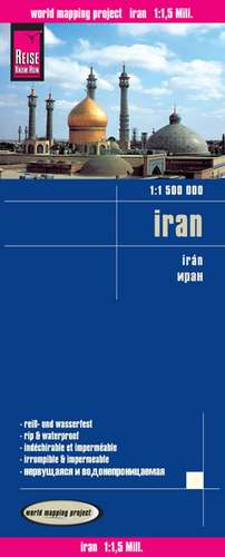 Reise Know-How Landkarte Iran 1 : 1.500.000 de Reise Know-How Verlag Peter Rump