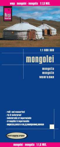 Reise Know-How Landkarte Mongolei 1 : 1.600.000