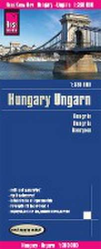 Reise Know-How Landkarte Ungarn / Hungary (1:380.000) de Reise Know-How Verlag Peter Rump