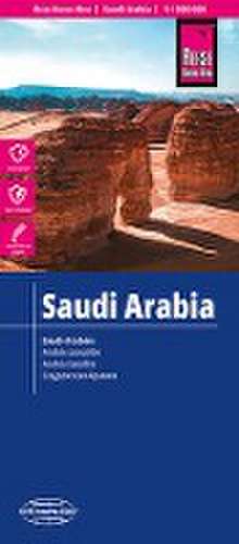 Reise Know-How Landkarte Saudi-Arabien / Saudi Arabia (1:1.000.000) de Reise Know-How Verlag Peter Rump