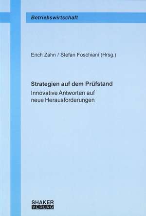 Strategien auf dem Prüfstand de Erich Zahn