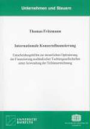 Internationale Konzernfinanzierung de Thomas Fritzmann