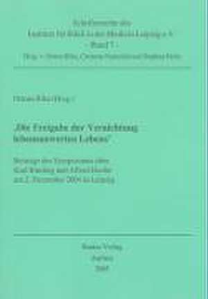 "Die Freigabe der Vernichtung lebensunwerten Lebens" de Ortrun Riha