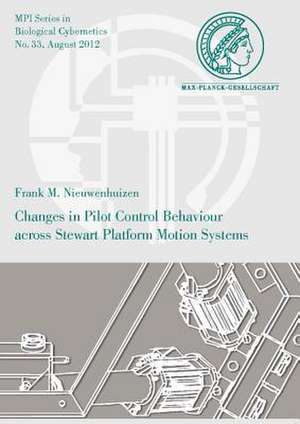 Changes in Pilot Control Behaviour Across Stewart Platform Motion Systems