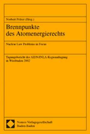 Brennpunkte des Atomenergierechts de Norbert Pelzer