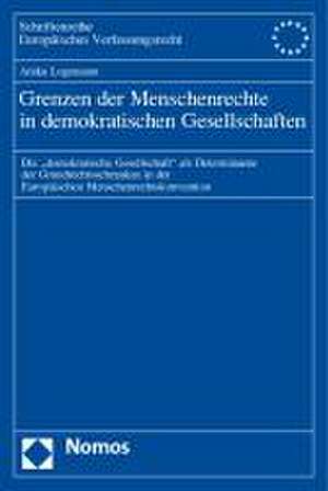 Grenzen der Menschenrechte in demokratischen Gesellschaften