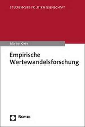 Empirische Wertewandelsforschung de Markus Klein